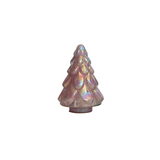 Embossed Mercury Iridescent Glass Tree