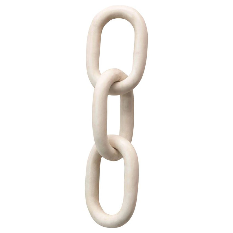 Smooth White Marble Chain