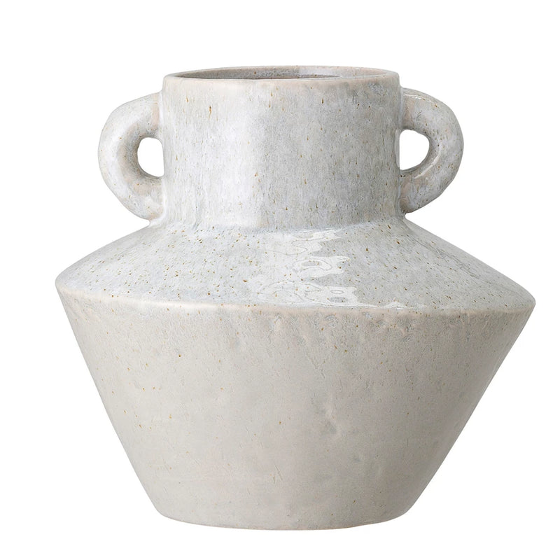 Soft Mint Handled Vase