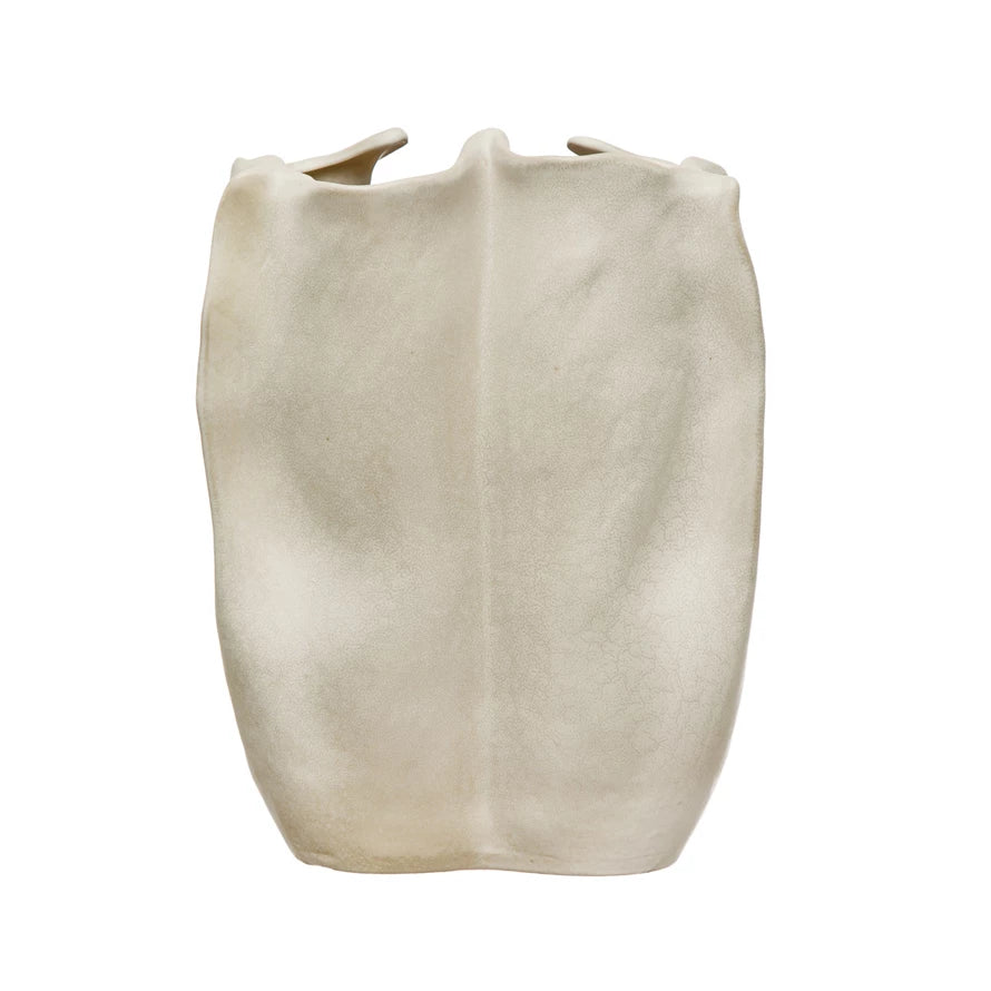 Tall Organic Shaped Vase