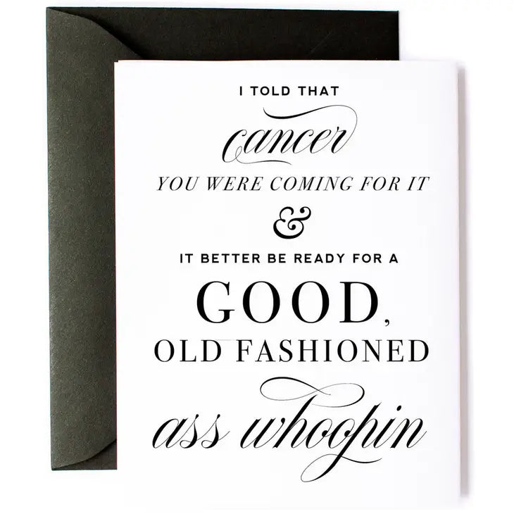 Beat Cancer Get Well Card