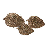 Gold Ceramic Pinecone