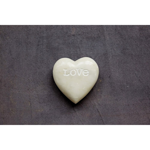 Soapstone Heart w/ Engraved "Love"
