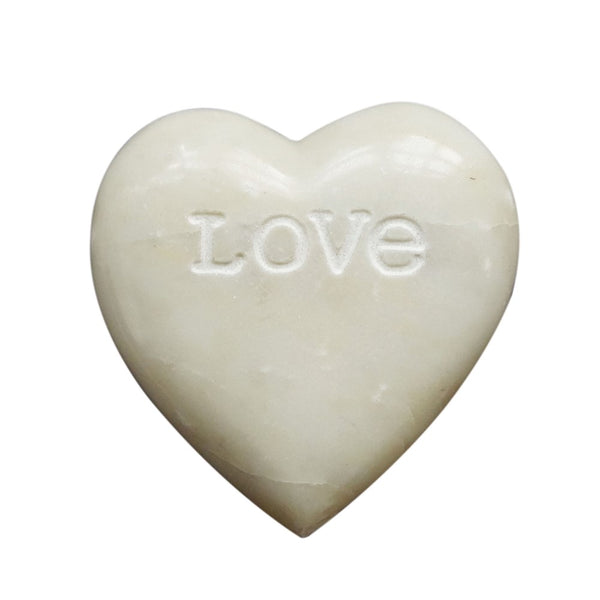 Soapstone Heart w/ Engraved "Love"