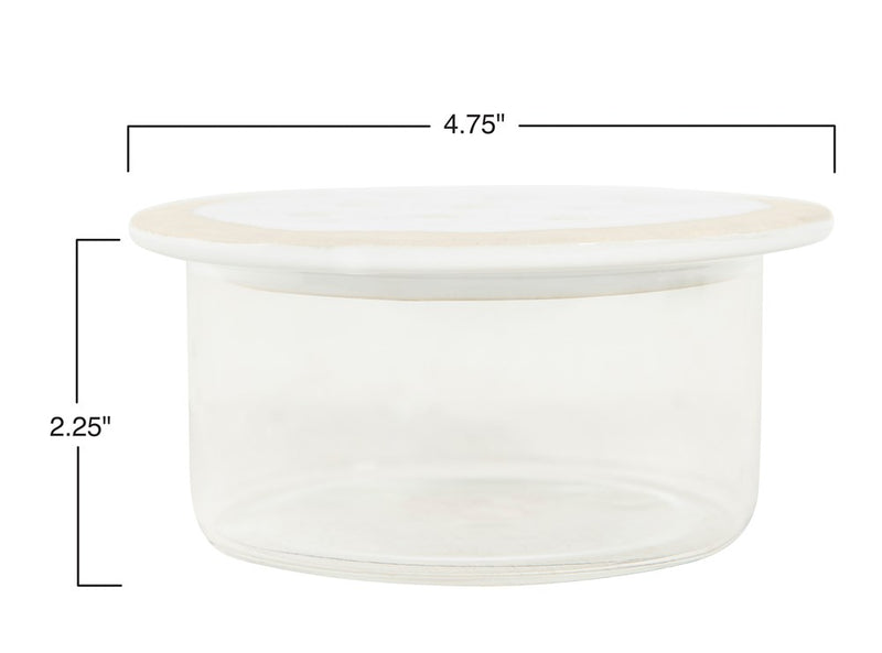Vase With Flower Lid