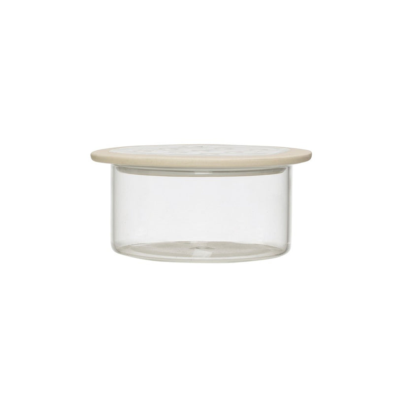 Vase With Flower Lid