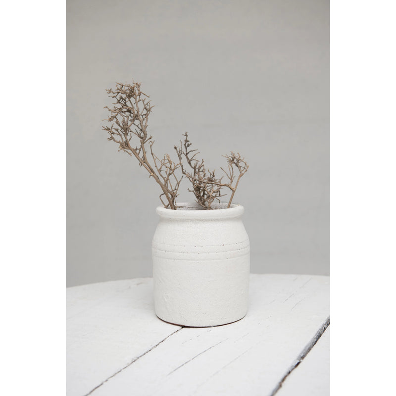 White Terracotta Crock