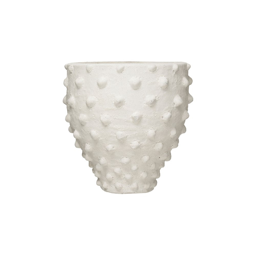 White Spike Planter