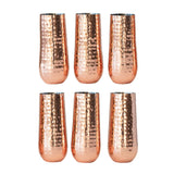 Copper Finish Champagne Flute