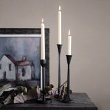 Cast Iron Taper Candle Holders