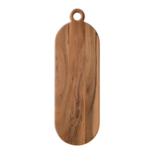 Oval Acacia Wood Bread Board