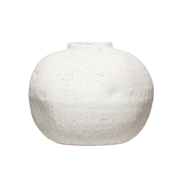 White Volcano Vase