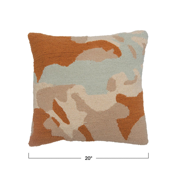 Abstract Punch Hook Pillow