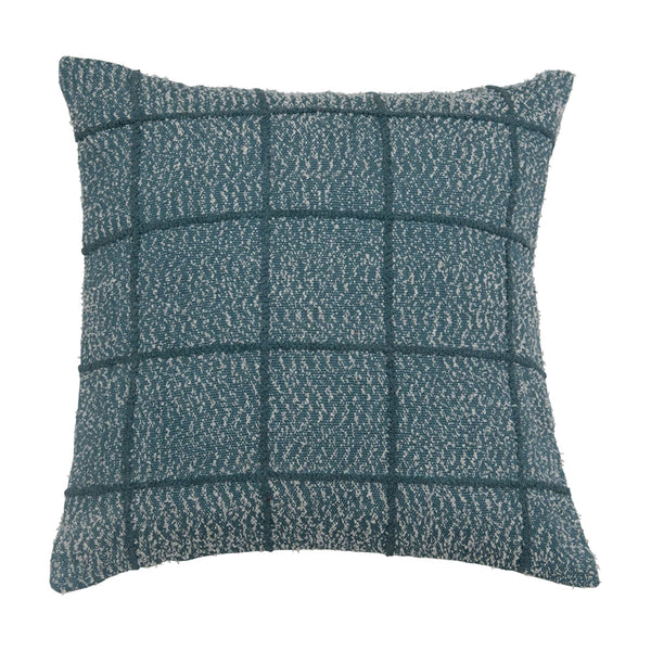 Blue Checkered Pillow