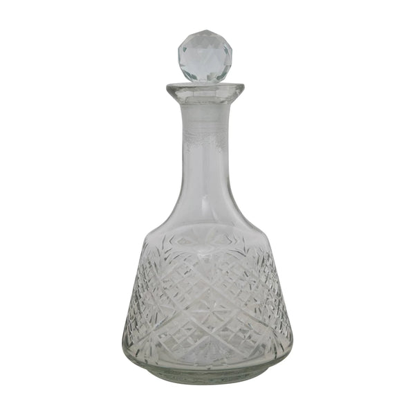 Etched Glass Bar Decanter