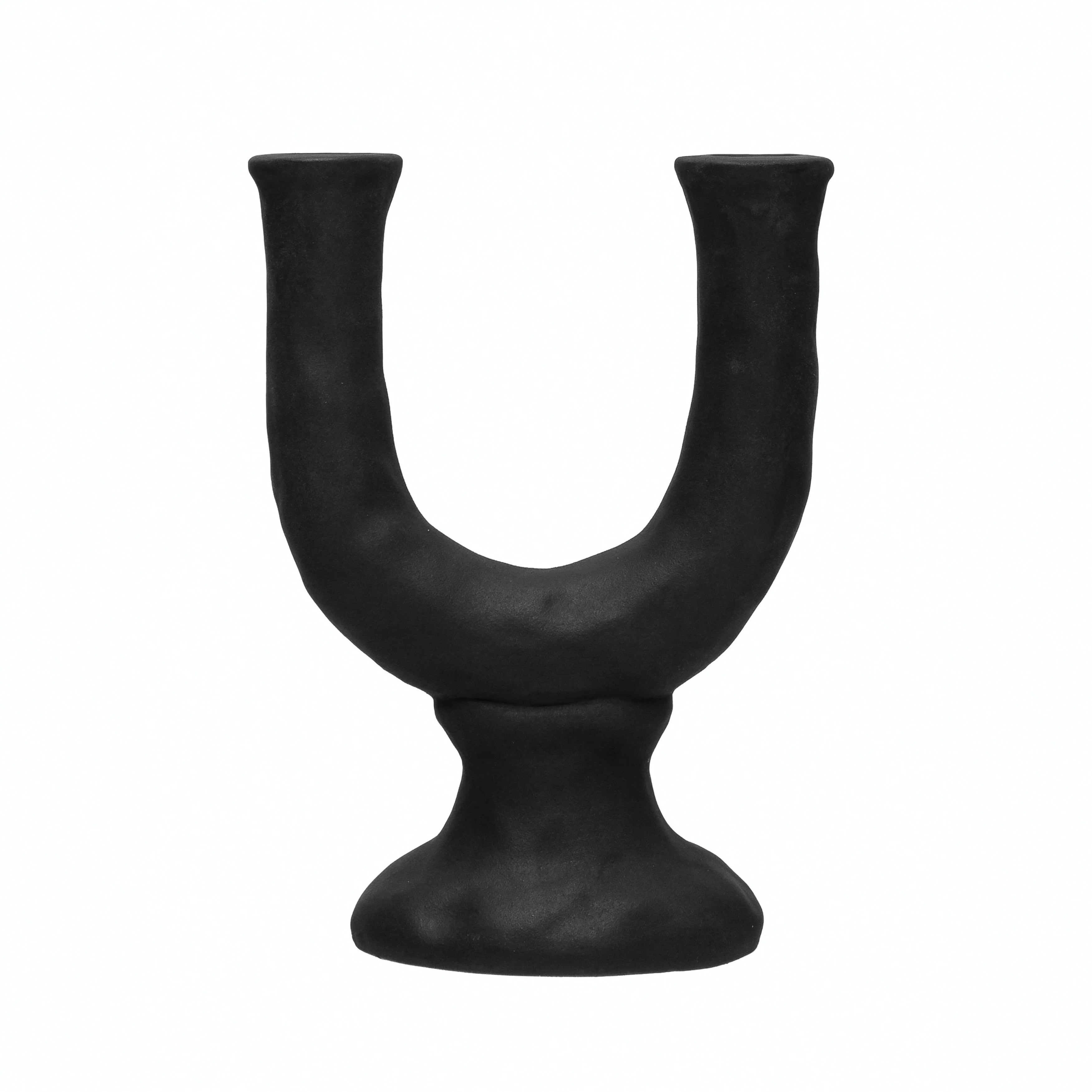 Obsidian Brown Taper Holder