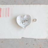 Polka Dot Heart Dish