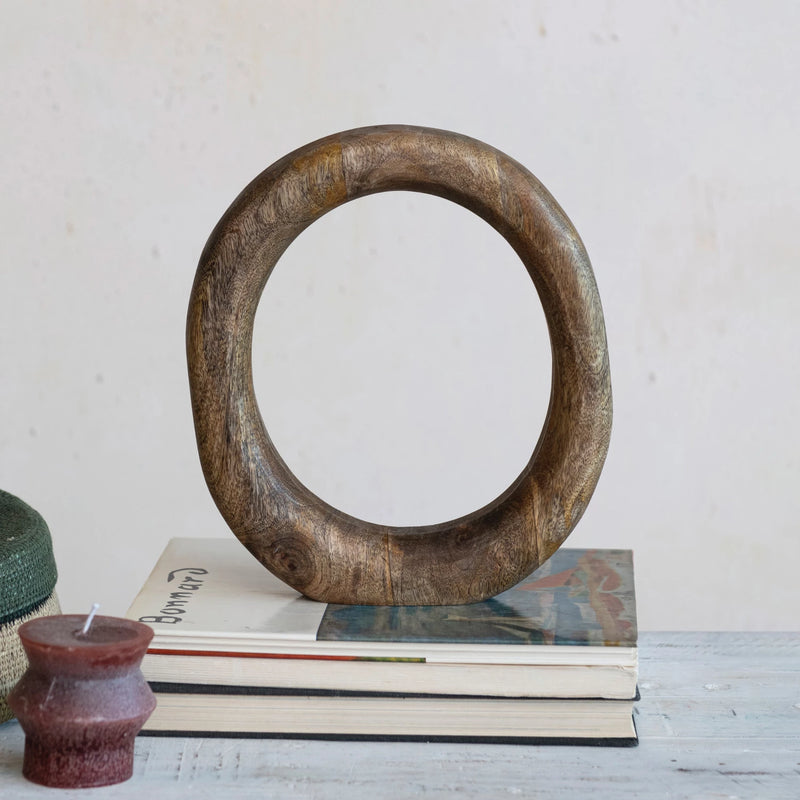 Wooden Circle Figurine