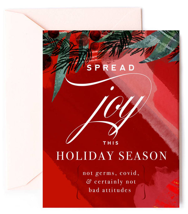 Spread Joy, Not Germs Holiday Card