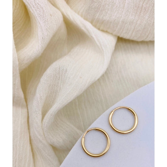Gold Endless Hoops