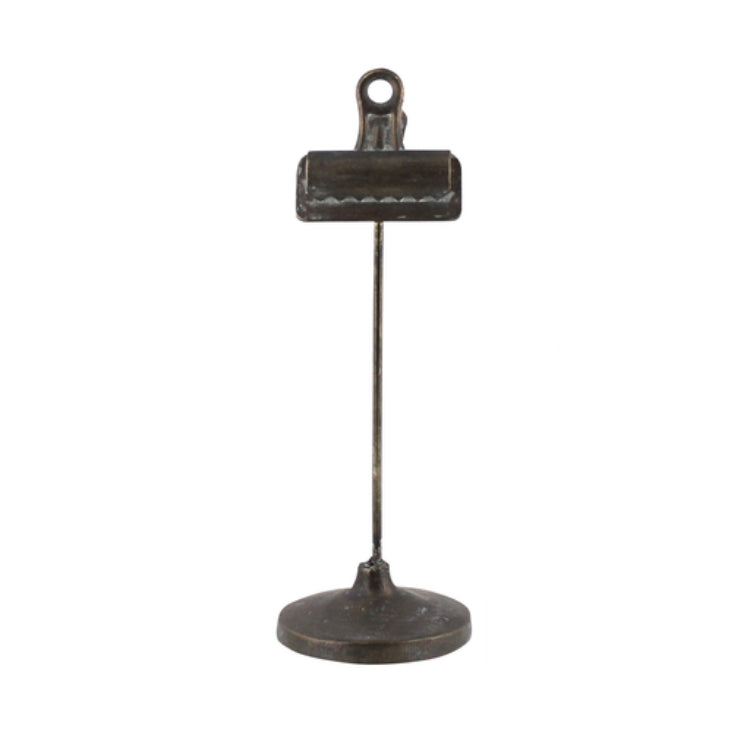 Cast Iron Bookkeepers Clip