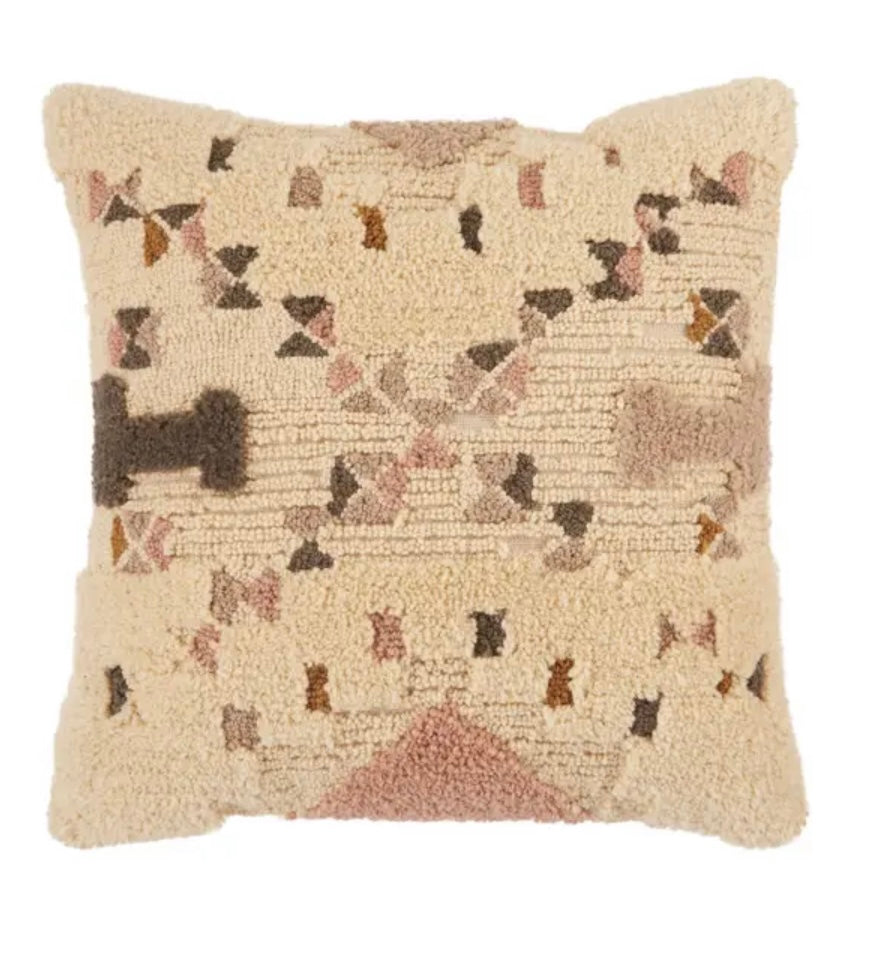 Patterned Wool Pillow