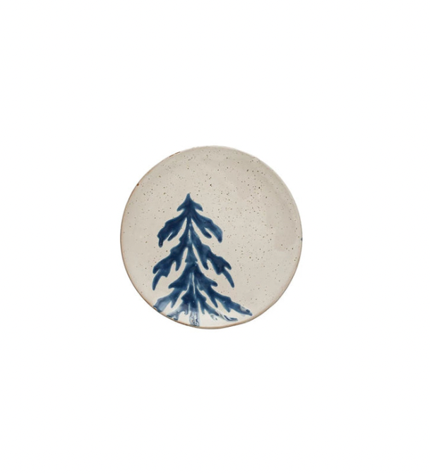 Blue Painted Mini Plates