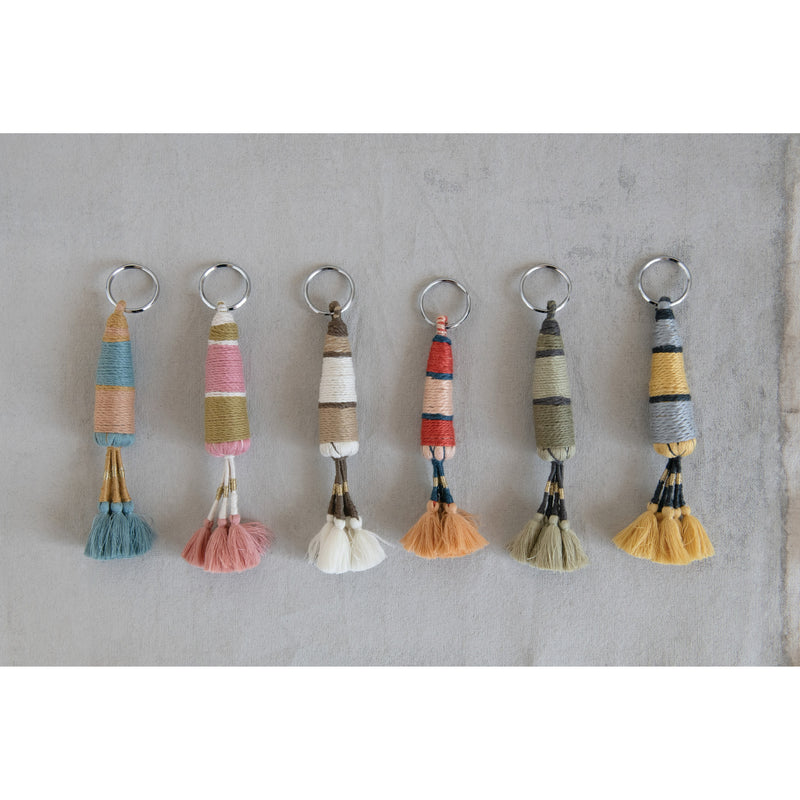 Cotton Tassel Keychain (6 colors)