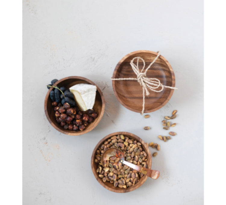Acacia Wood Everything Bowls