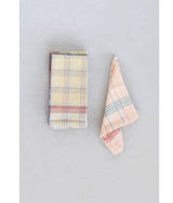Set of Plaid Cotton Napkins