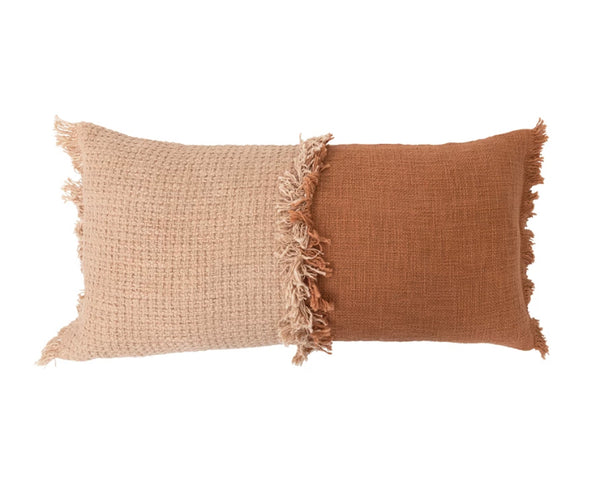 Two Tone Woven Pillow