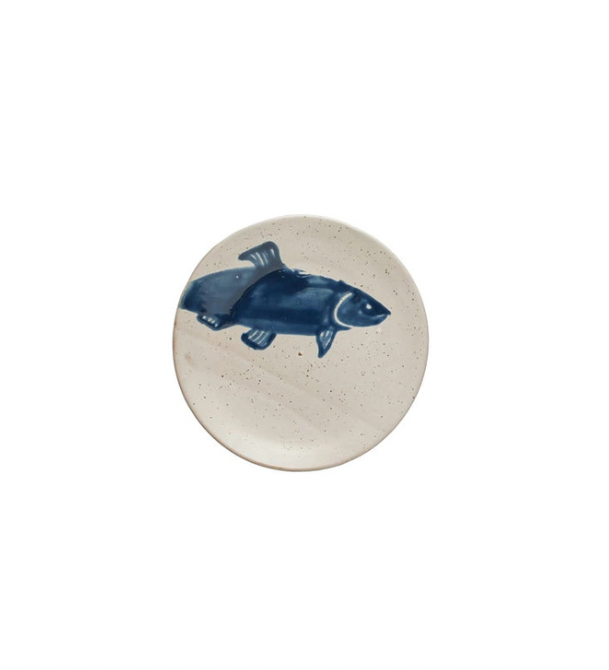 Blue Painted Mini Plates