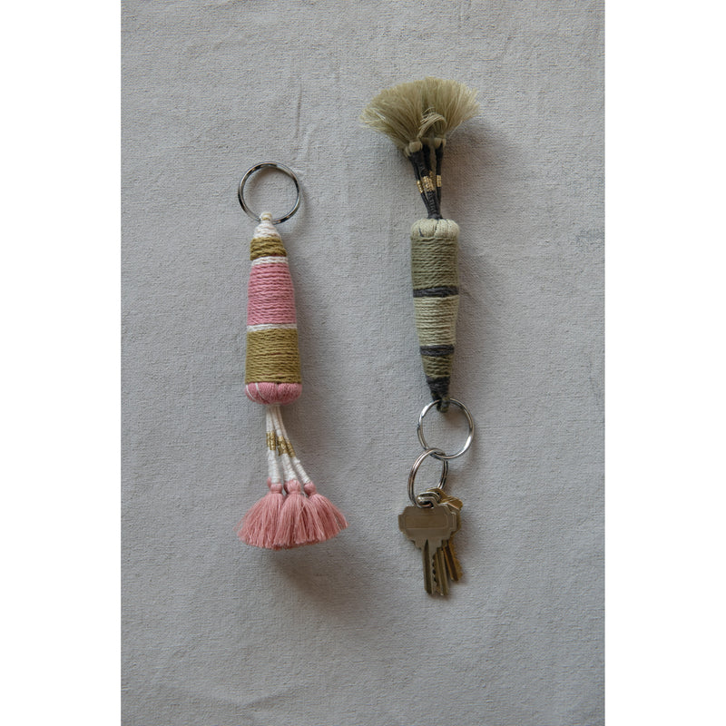 Cotton Tassel Keychain (6 colors)