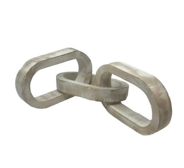 Whitewashed Chain Links