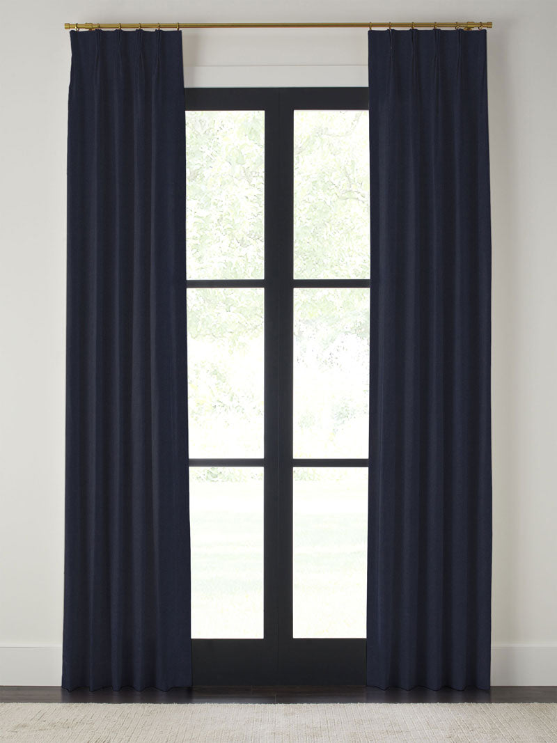 Ink Pinch Pleat Panel