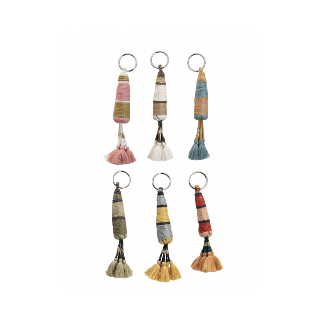 Cotton Tassel Keychain (6 colors)