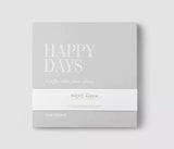Happy Days Photo Album Grey