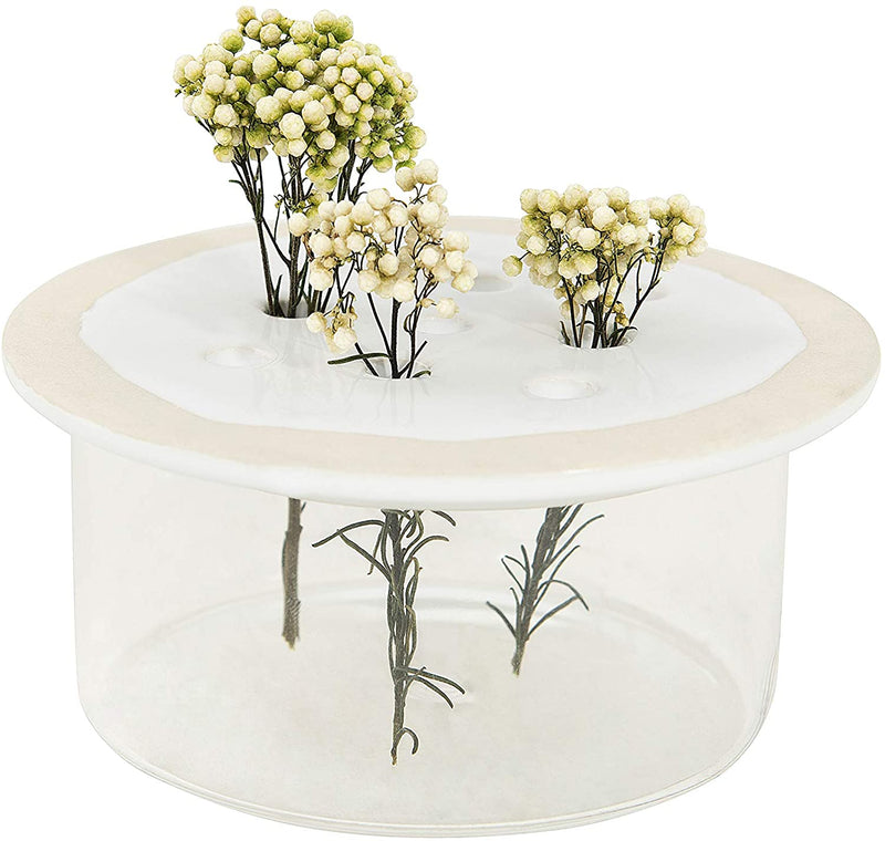 Vase With Flower Lid