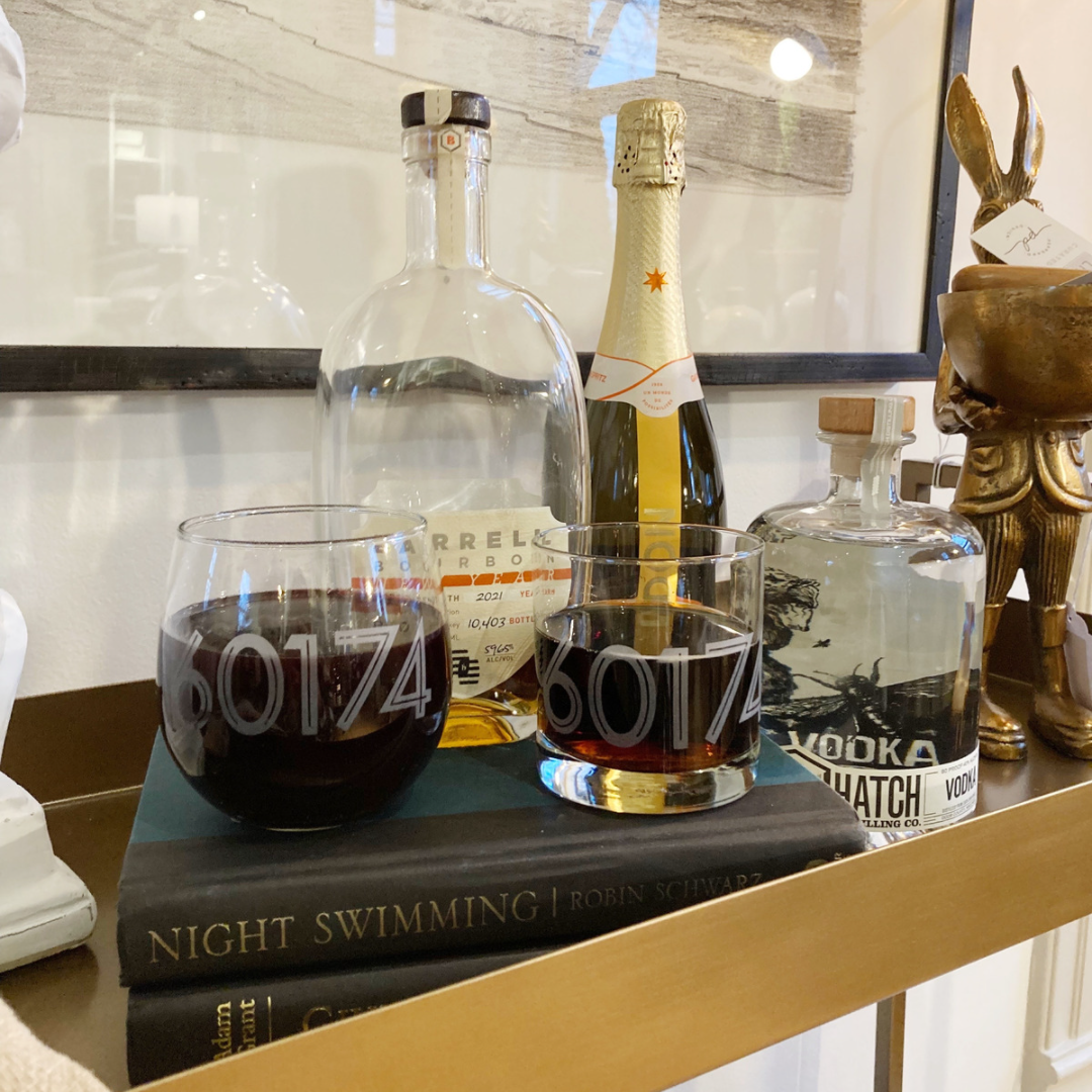 Zip Code Stemless Wine Glass