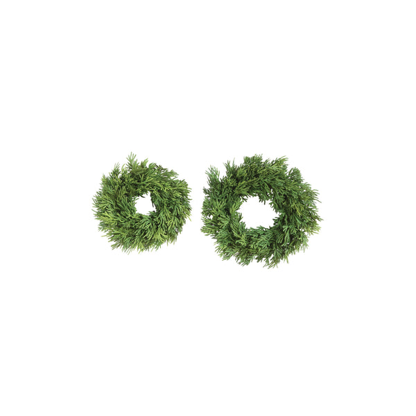 Faux Cedar Wreaths