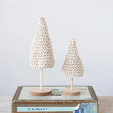 Cream Cotton Crochet Tree