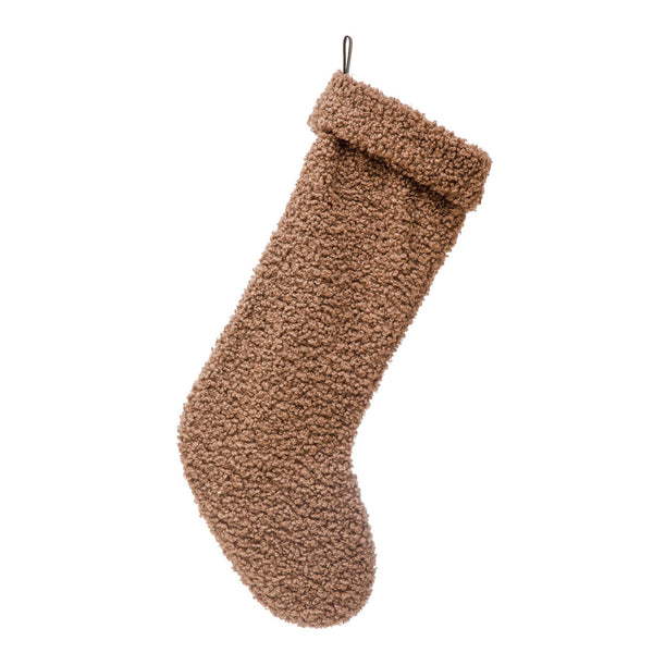 Furry Brown Stocking