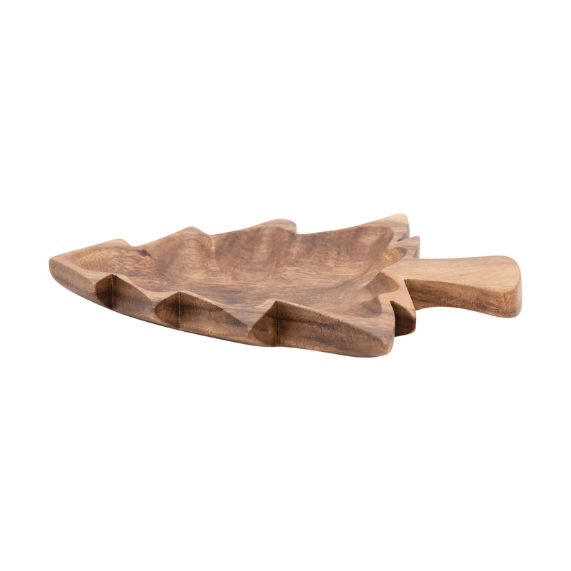 Christmas Tree Wood Bowl