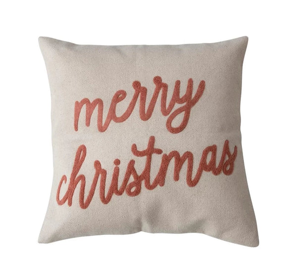 Christmas Script Pillow