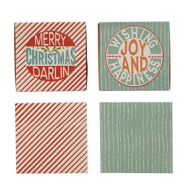 Square Holiday Matchbox