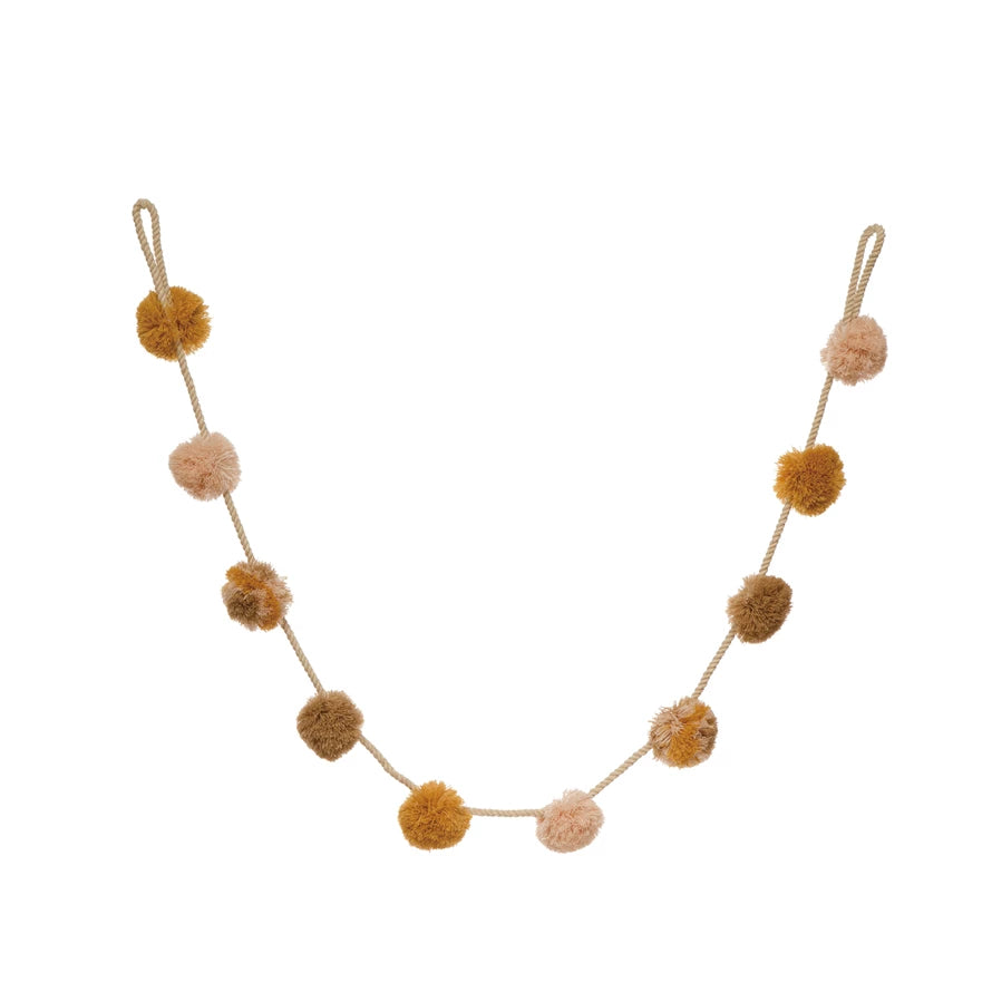 Boho Pom Pom Garland