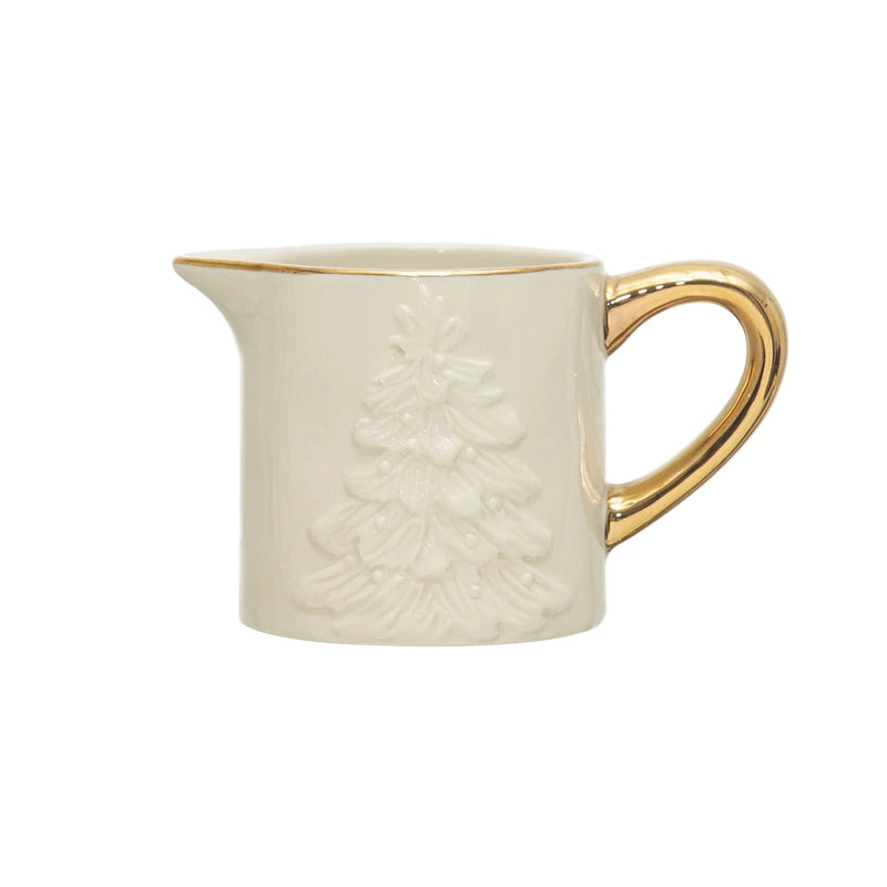 Gold & Cream Holiday Creamer