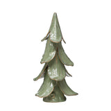 Handmade Mint Stoneware Trees