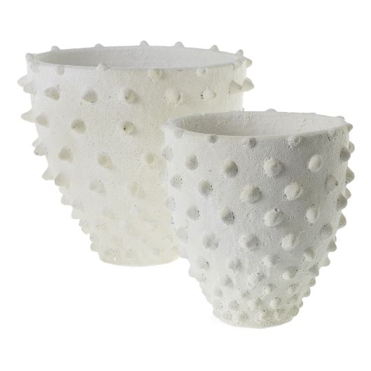 White Spike Planter